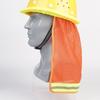 Breathable Hard Hat Sun Shade With Reflective Stripe Construction Hard Hat Cover  Work Accessory