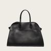 Brand 15 Inch Large Capacity Tote Bag For Women Top Grain Cowhide & Suede Briefcase, Leather Work Bag, Commuter Platinum Bag
