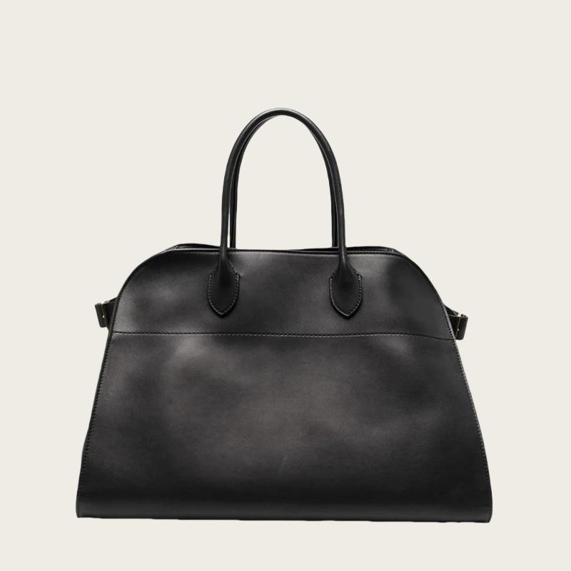 Brand 15 Inch Large Capacity Tote Bag For Women Top Grain Cowhide & Suede Briefcase, Leather Work Bag, Commuter Platinum Bag