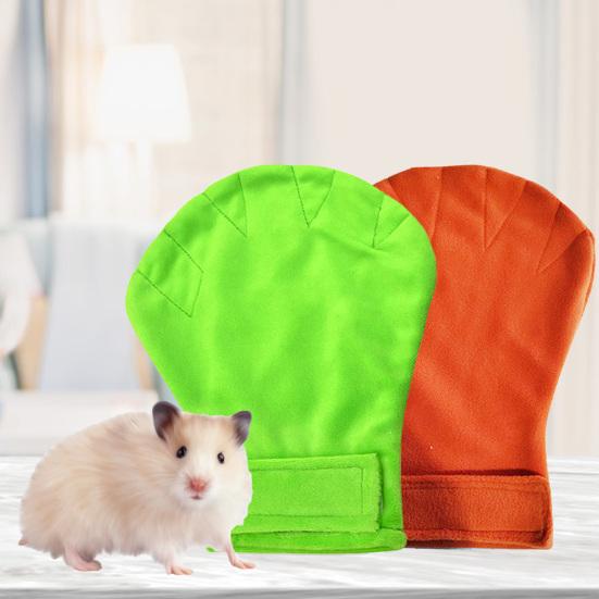 Anti-bite Gloves Absorbent Keep Warm Pet Grooming Mitt Small Animals Bonding Mitten for Sugar Glider Hamster Hedgehog