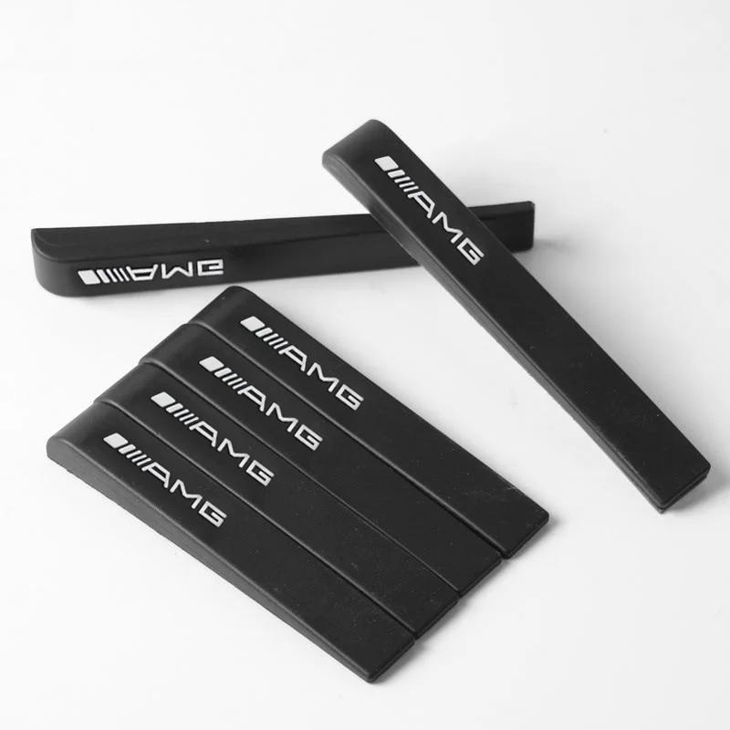 

New 80% 6PCS Car Door Anti-Collision Stickers Auto Body Protection Strip For Mercedes Benz AMG W203 W206 W220 W205 W211 W212 W2