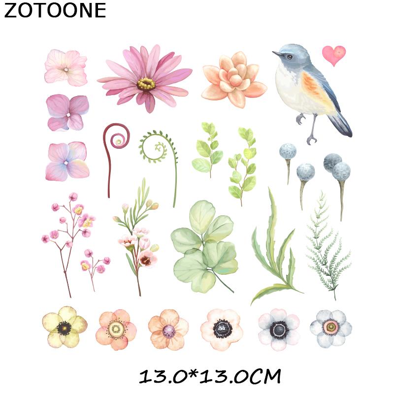 

Термотрансфер для одежды Термоадгезивные нашивки Наклейки Сделай сам Аппликации с цветами Глажка Текстильные виниловые полоски C