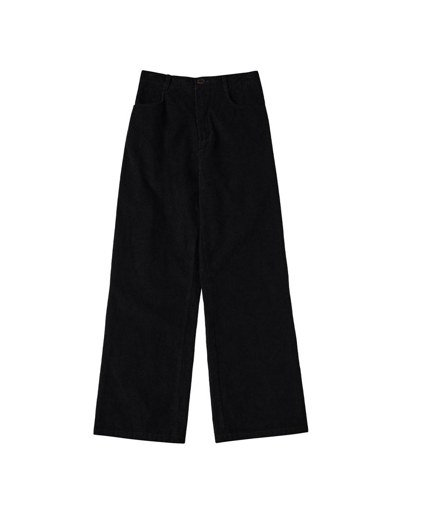 DANGLEDROP Dgdp Corduroy Standard Wide Pants_Black