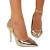 Large Size Stiletto High Heels Women's Spring and Autumn New Fashion Pointed Head Shallow Mouth Single Shoes Sexy Women's Shoes