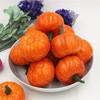 5 PCS Mini Artificial Pumpkins Foam Pumpkins Halloween Decorative Pumpkins Orange Color
