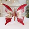 Sparkling Glitter Christmas Butterflies Ornaments Christmas Tree Decoration  Atmosphere Layout