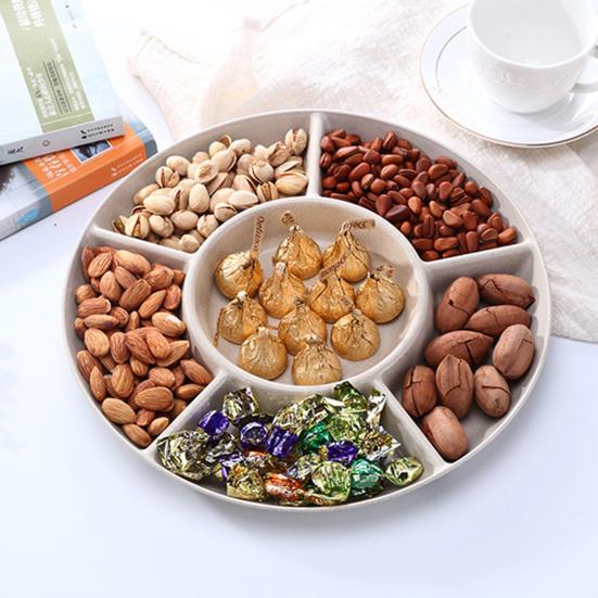 Zásobník na potraviny Multifunkční design s 6 mřížkami Novinka Velkokapacitní zásobník na svačinu pro domácnost