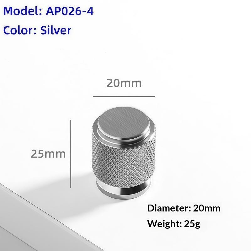 Simple Round Drawer Knobs In Various Shapes Aluminum Alloy Furniture Handles Kitchen Cabinet Handles Decorative Hardware