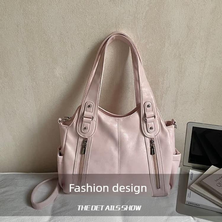 Large Capacity Women's Handheld Shoulder Crossbody Bag