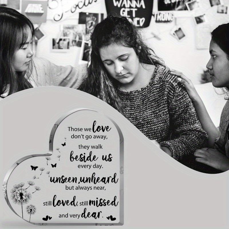 Dandelion Memorial Keepsake - Personalized Bereavement Gift for Loss of Loved One