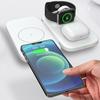 3 in 1 30W kabelloser Ladepad-Ständer für iPhone 15 14 13 12 8 XS Apple Watch iWatch 8 7 6 5 Airprods Schnelllade-Dockstation