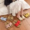 Slippers Women's Summer Wear New High-end Soft Flat-bottomed Beach Sandals Fashion One-word Sandals