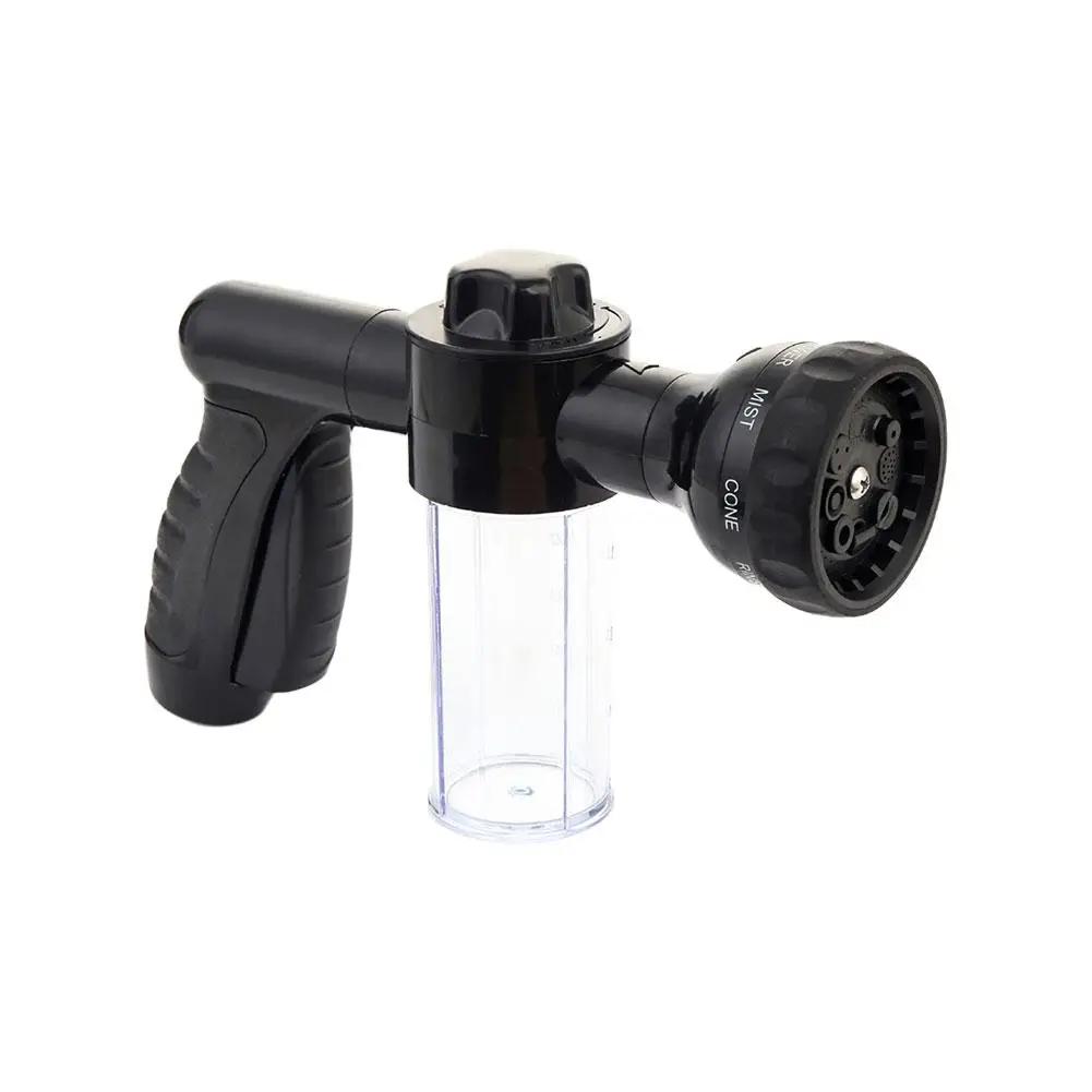 

Насадка для шланга высокого давления Пенопистолет 8 в 1 Струйный пистолет Дропшиппинг Животное Сад Автомобиль Мыло Инструмент Диспенсер Мойка Полив T7I1 чёрный