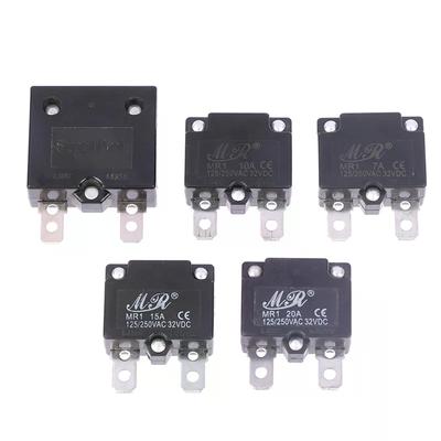 7a 10a 15a Automatic Reset Relay Fuse Therma Switch Circuit Breaker Current Overload Protector Kids Electric Car Accessories