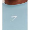 Gymshark Power T shirT Bench Blue A4b9w Udr4