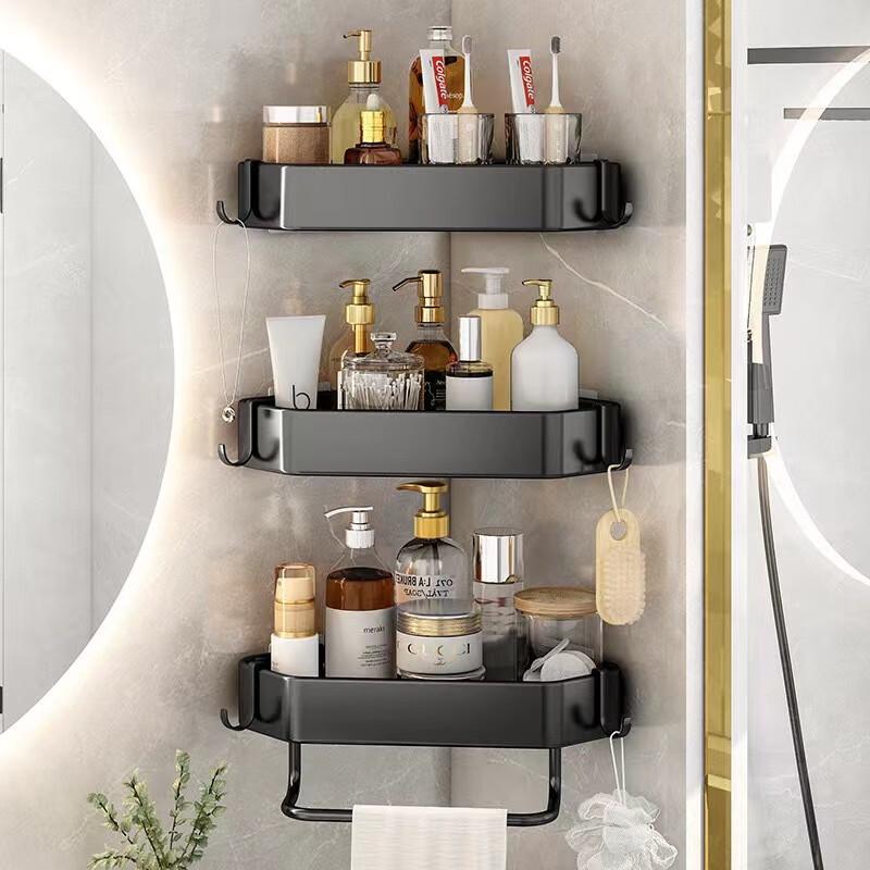 Xuanyong Punch-Free 3-Tier Bathroom Corner Shelf