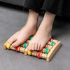 5/6 Row Foot Massage Roller Wood Acupressure Roller Foot Shiatsu Roller  Blood Circulation
