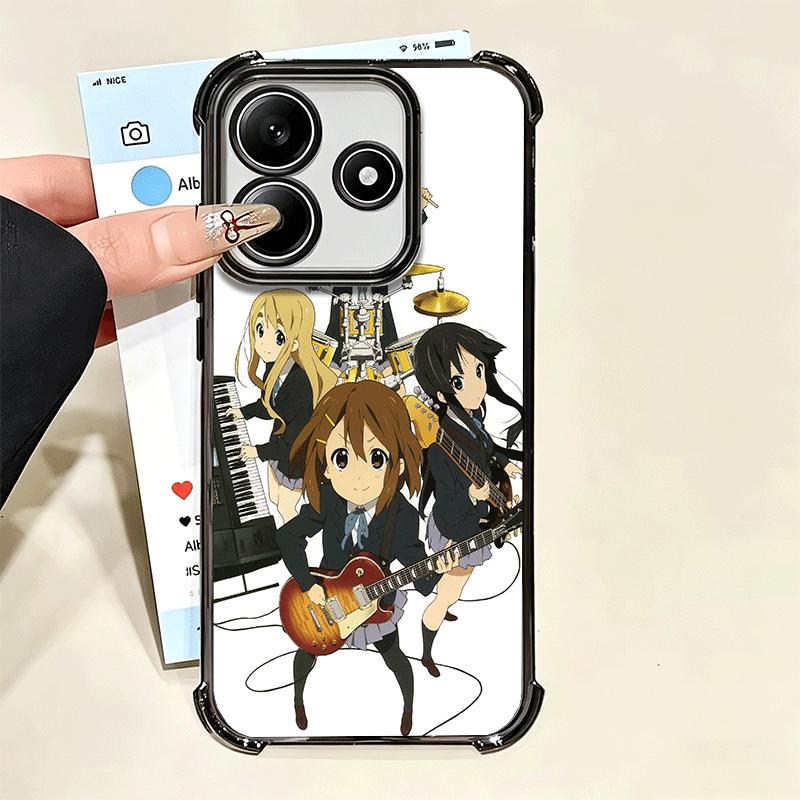 K on! Hirasawa Yui Anime Soft Phone Case For Xiaomi Poco X7 X8 Pro Max X6 X5 X3 F8 Ultra F7 M8 M7 M5S Redmi 15C 15A 15 14C 13C 1