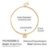 X&L 18K Gold PVD Plated Stainless Steel Necklace for Women New Fashion Geometric Zircon Pendant Necklace Charms Jewelry