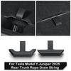 2pc Trunk Cover Handle For Tesla Model Y Juniper 2025 Rear Trunk Cover Tail Box Open Handle Rope Pull Strap Interior Accessories