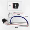 Universal Alumimum 76mm Car Cold Air Intake Turbo Induction Pipe Tube Silver Blue Red