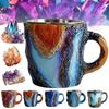 Cani de cafea imitație cristal mineral multicolor Rășină Cristal Căni decorative Cadou de Crăciun