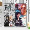 S-Sword O-Online SAO Anime Soft Phone Case for Samsung A17 A37 A57 A16 A26 A36 A56 A15 A25 A35 A55 A14 A24 A34 A54 A13 A23 A33 A