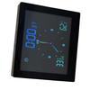 5in Wall Shower Clock Digital Timer Alarm Temperature Humidity Display Waterproof for Home Bathroom