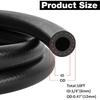 1/4"ID(6Mm) Fuel Line Hose 10FT NBR Rubber Push Lock Hose 300PSI High Pressure Fuel Line For Automotive Fuel Systems Engines(Black, 1/4"ID*0.47"OD,