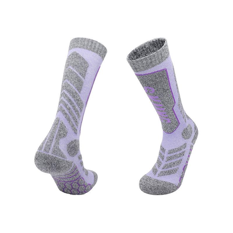 Autumn Outdoor Ski Socks: Warm, Non-Slip, Thick Terry for Men & Women - Ideal for Mountaineering & Snow Sports