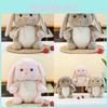 Toy Rabbit Plush Bowknot Cute Cartoon Girl Child Bedroom Decoration Scene Doll