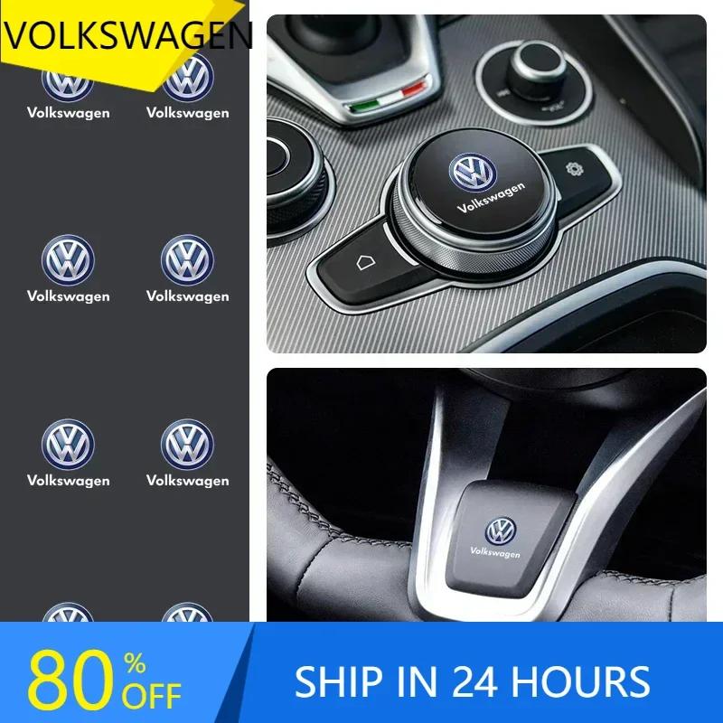For VOLKSWAGEN VW 2025 Hot 1/2/5/10PCS Car Badges Auto Interior Decor Logo Stickers For Volkswagen VW Jetta Polo T4 T5 T6 Sharan