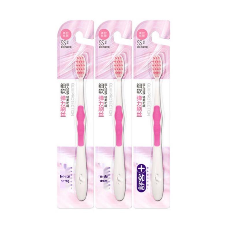 Shuke Elastic Gum Protection Toothbrush (3-Pack)