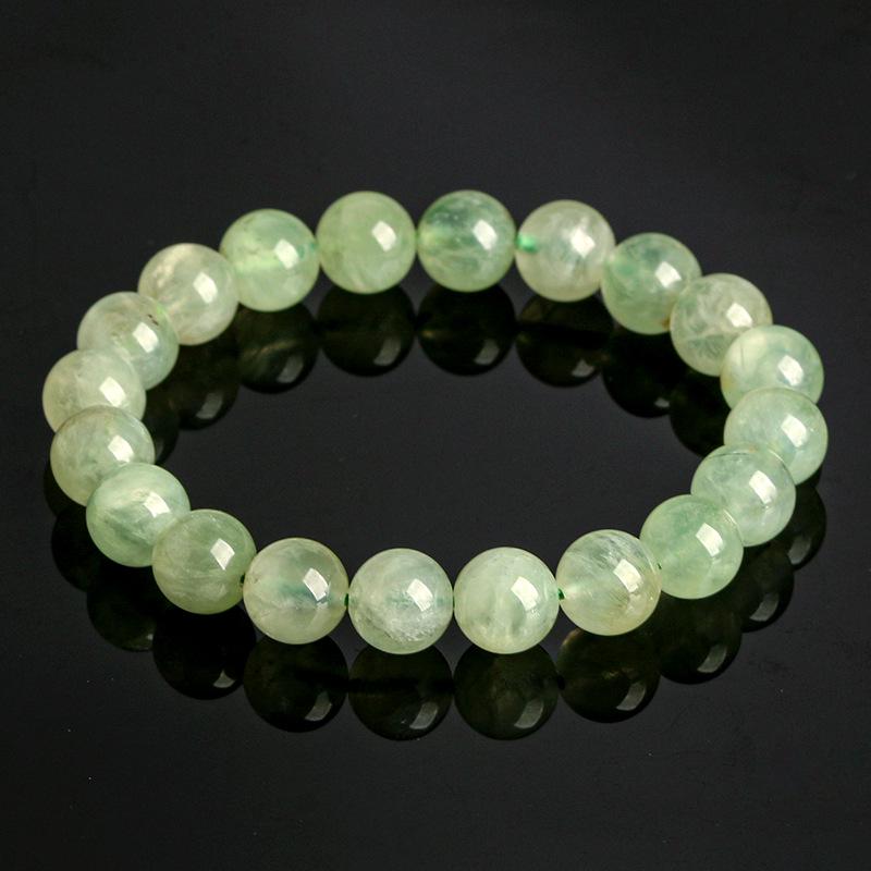 

Браслет из ледяного зеленого изумрудного пренита: Высококачественный натуральный берилл 6mm