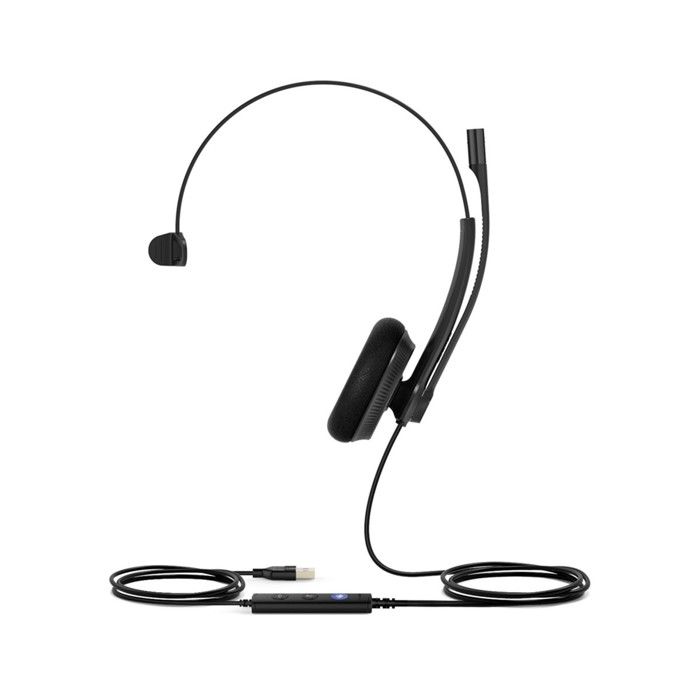 Casque audio - Yealink - UH34 MONO TEAMS - Noir - USB - Annulation de bruit