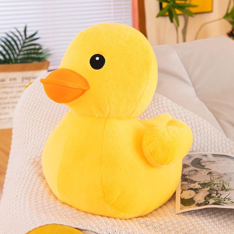 

Internet celebrity explosion big yellow duck doll throw pillow Hong Kong little yellow duck doll rag doll to girlfriend birthday gift 23 cm 0.13kg