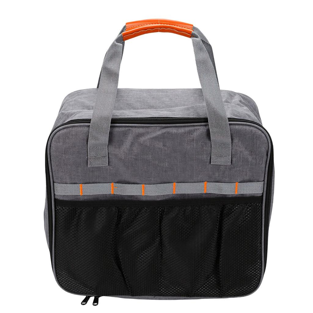 Camping Gas Tank Bag Deep Space Gray Portable Fuel Cylinder Carry Bag for Outdoor Picnic Ice Fishing Barbecuing