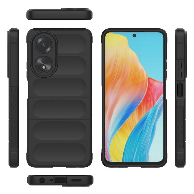 For OPPO A58 4G Case OPPO A38 A58 A78 4G Cover Luxury Matte TPU Case Shockproof Silicone Anti Slip Phone Back Cover OPPO A58 4G