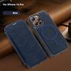 Custodia a Portafoglio in Pelle di Lusso con Porta Carte per iPhone 16 Pro Max 15 Pro 14 13 12 11 per Magsafe Antiurto Ricarica Wireless Cover Magnetica Bumper