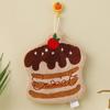 Coral Fleece Hanging Hand Towel - Thick, Absorbent, Cute Design for Kitchen or Bathroom