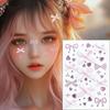 Sparkling Face Temporary Tattoos Rhinestone Face Tattoo Sticker Photocard Sticker  Men Women