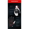 Motorcycle Gloves Men's Leather Gloves Wear-resistant Scratch Resistant Breathable Off-road Gloves Anti Slip Riding Equipment