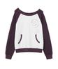 BAUF Boat Neck Pocket Sweatshirt [Purple]