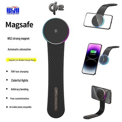 Qi2 MagSafe Kabelloses Autoladegerät & Faltbare Handyhalterung
