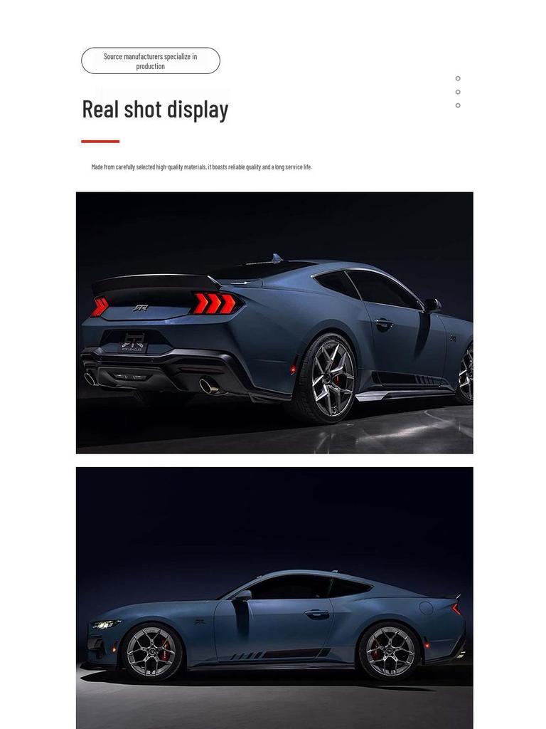 2024 Ford Mustang S650 Rear Bumper Corner Modification & Diffuser