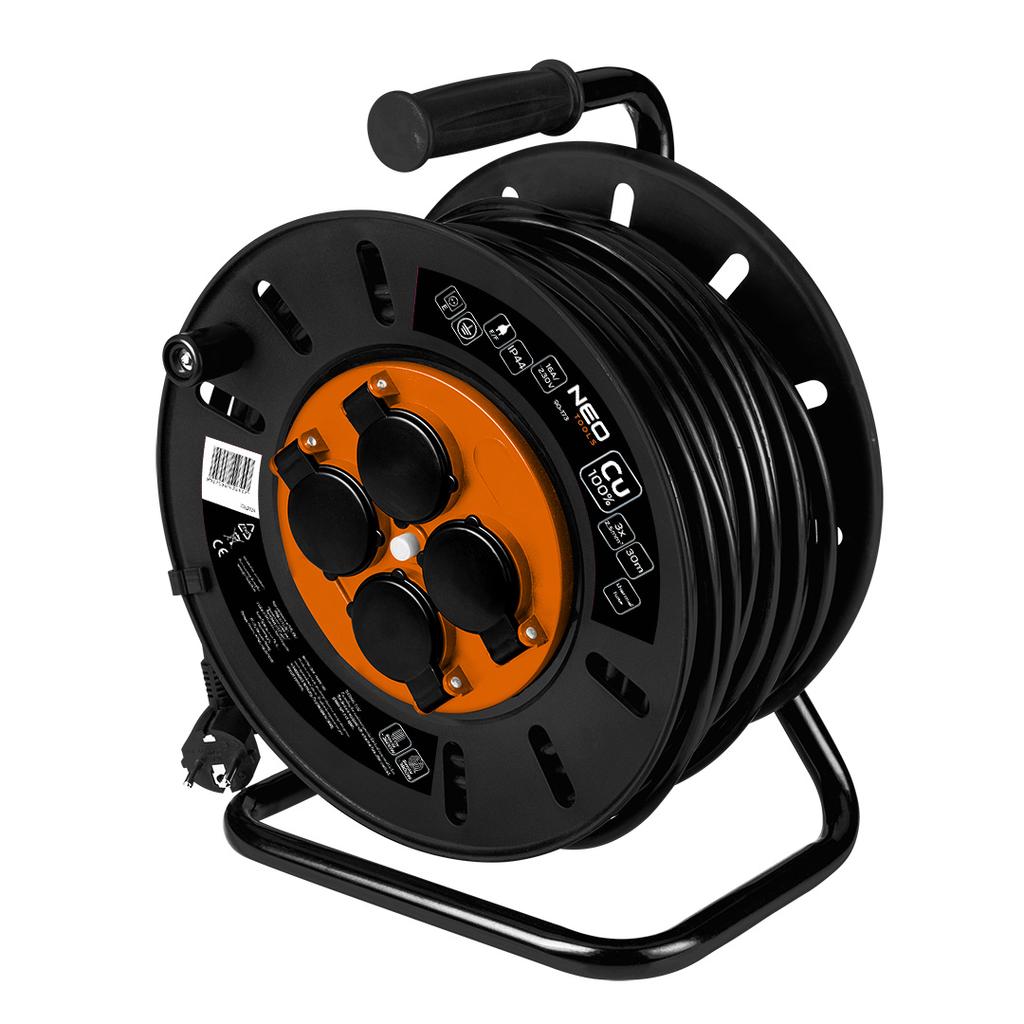 30M Extension Cable Reel, 3X2.5Mm2