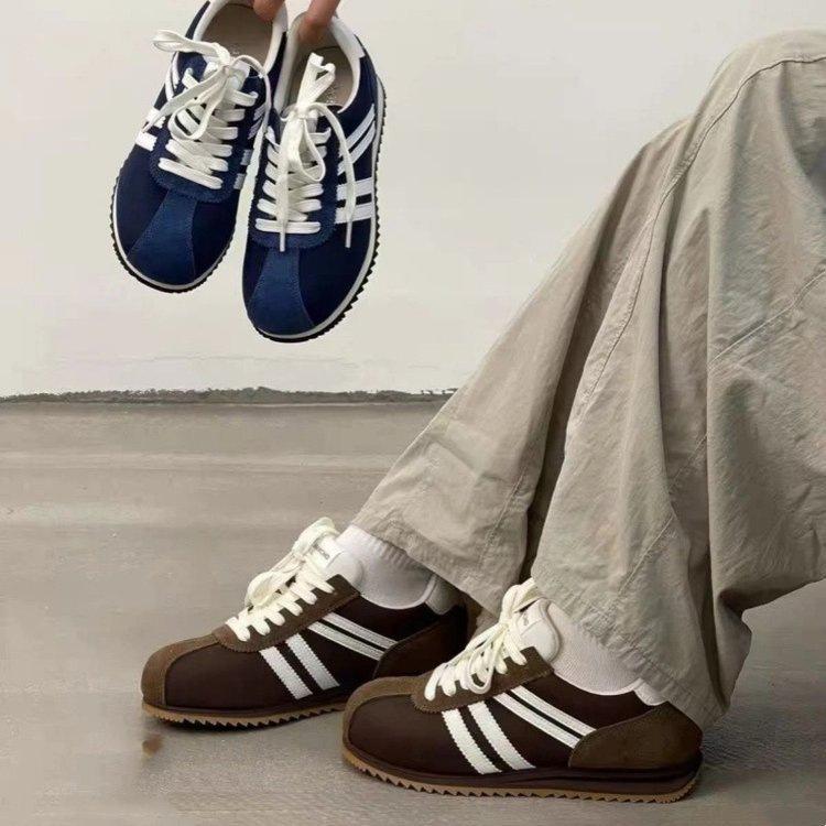 Ultra-light retro German training shoes spring new breathable casual lightweight comfortable soft-soled sports shoes