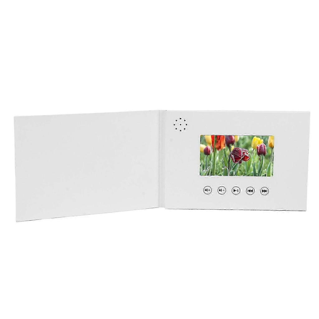 Video Greeting Card Video Brochure Electronic Greeting Card with LCD Screen for Birthday Gift Father's Day Mother's Day Christmas Anniversary 4.3 Inch