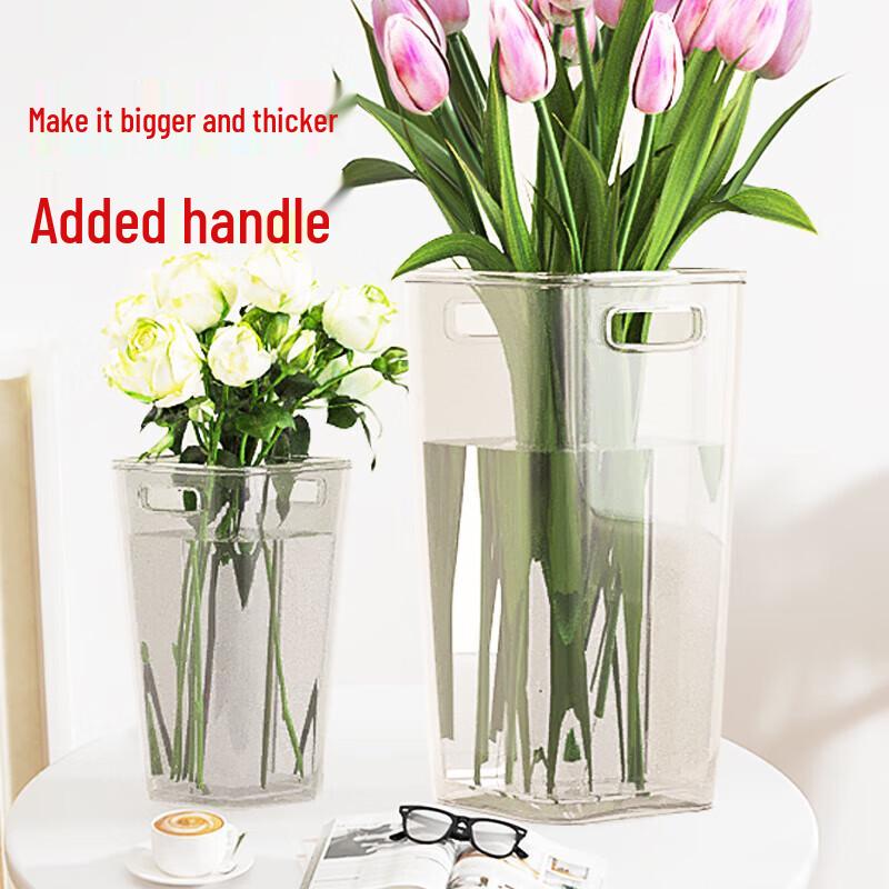 Clear Acrylic Flower Bucket and Vase