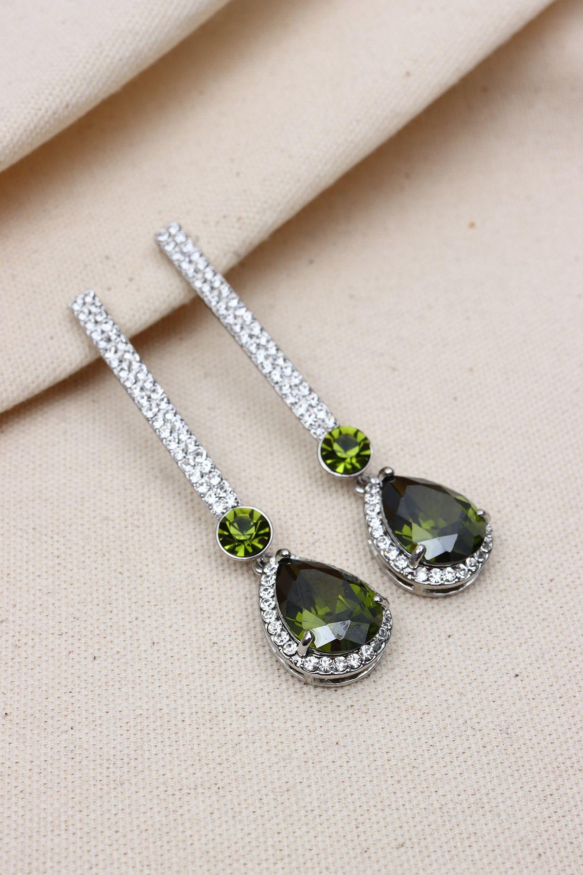 

Серьги Drop Stone для вечернего платья